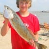 Noah Bain of Splendora took this 7lb speck on live shad-