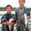 Louis and Gullerrmo Preciado of Houston caught thse specks on soft plastics.