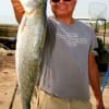 George Jorge of Conroe, TX took this big speck on finger mullet.