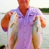 Elliot Stancik of Texana Taxidermy nabbed these nice specks on finger mullet.