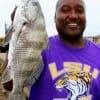 Andre Perry of Houston landed this drum on shrimp.