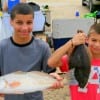 Taylor and Jeffry Gilchrist of Houston nabed this red and flounder on shrimp.