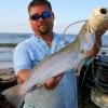 John French of Koontz TX nabbed this nice speck in the surf fishing a top dog.