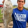 Michael Ricard of Grand Prairie, TX nabbed this nice drum on live shrimp.