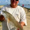 Albert Gonzalez of Houston nabbed this red on shrimp.