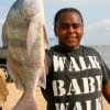 Jerrae Lemell of Houston nabbed this nice drum on shrimp.