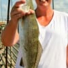 Missy Newton of Spring, TX took this 21inch speck on finger mullet.