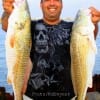 Ray Sockwell of Deer Park,TX took these big reds on finger mullet.
