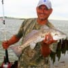 Al bert Gonzalez of Midlothian, TX nabbed this 22inch red on finger mullet.