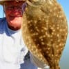 Harry Poindexter of Grand Prairrie ,TX nabbed this keeper flounder on finger mullet.