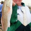 Sandra Wilson of Commanche,TX nabbed this 22 inch red fishing a finger mullet.
