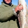 Commanche, TX angler Sandra Wilson nabbed this 26 inch red on finger mullet.