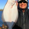 Judy Gentry of Tyler, TX took this nice flounder on finger mullet.