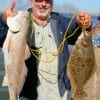Conroe angler John Nelson fished a mud minnow to catch this red and flounder.