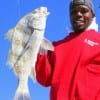 Don Lyles of Houston nabbed this keeper eater drum on live shrimp.