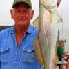 Tarkington Prarrie TX,  angler Frank Bunyard took this big sand trout on soft plastic.