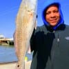 Mike Blueitt of Beaumont TX took ths nice slot red on shrimp.