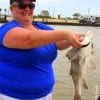 Christina Vance of  Winnie, TX nabbed this nice drum caught on shrimp.