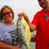 Brandye and Chris of Huffman, TX took this really nice Pompano while fishing live shrimp.