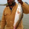 Tommy Evans of Kilgore  TX took this slot red on a miss nancy shrimp.