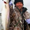 Kevin Bell of Katy, TX  hefting a 25inch- 6lb speck caught on soft plastic.