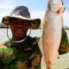 Malik Jarmon of  Houston caught this 18inc speck on a miss nancy shrimp.