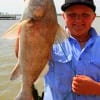 Dustin Flowers of  Willis, TX took this nice drum on a miss nancy shrimp.