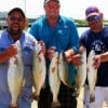 The RCI Ranger Group of Jasper, TX wrangled up this nice stringer of trout on plastics.