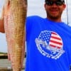 David Bradshaw of Clear Lake, TX took this nice 36inch tagger bull red on a miss nancy shrimp.