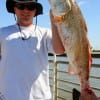 Monte Vincent of Katy nabbed this 36inch tagger bull red on a miss nancy shrimp.