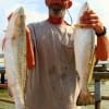 Alton Thorp nightfished miss nancy live shrimp for these two impressive specks.
