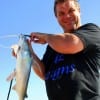 David Wilson of Baytown, TX fished cut mullet for this nice gafftop.