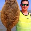 Cody Robb of Deerpark, TX landed this 20inch flounder on live shrimp.