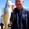 Retired Marine Gunny Jim Redd o la Port, TX fished a #508 Mirror lure for this nice speck, Semper-Fi Gunny