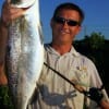 Baytown angler Brian Snyder waded the surf with a corky to take this awesome 26.5 inch-7lb speck.