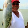 John Rodriguez of Rosenberg, TX caught this nice speck on a miss nancy shrimp.