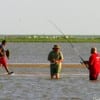 Rollover Baywader lands a really nice flounder.