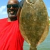 Frank Waldon of Houston caught this nice flounder on finger mullet.