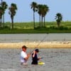 Father and son bay waders, Fathers day.