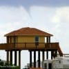 Water Spout over rollover pass TX.