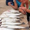 Fishin Buds Jennifer Harrity and Andrea Warren of Santa Fe TX fished Mirror Lures for this impressive catch of trout