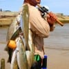 Erick Morrison of Houston fished a T-28 in the surf for this incredible stringer of trout
