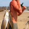 CJ Schley of High Island tethered up this impressive catch of trout on a T-28