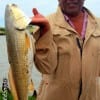 Alif Mohammed of League City TX fished a finger mullet to catch this 30 inch tagger bull red