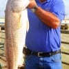 Arlie Frachiseur of Grannis ARK took this HUGE 38 inch tagger bull red on a finger mullet