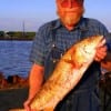 Darrell Blackmon of Dierks ARK took this 36inch tagger bull red on a finger mullet