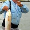 Dean Hefman of Possum Kingdom TX nabbed this slot red on a finger mullet