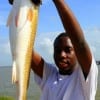 Devijae Sampson of Missouri City TX caught this 22 inch slot red on shrimp