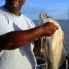 Former Army K9 handler Sgt. Herbert Johnson of Houston nabbed this keeper eater drum on live shrimp