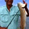 Former PI Marine Terrance Ford of Houston took this slot red on a finger mullet - Semper-Fi